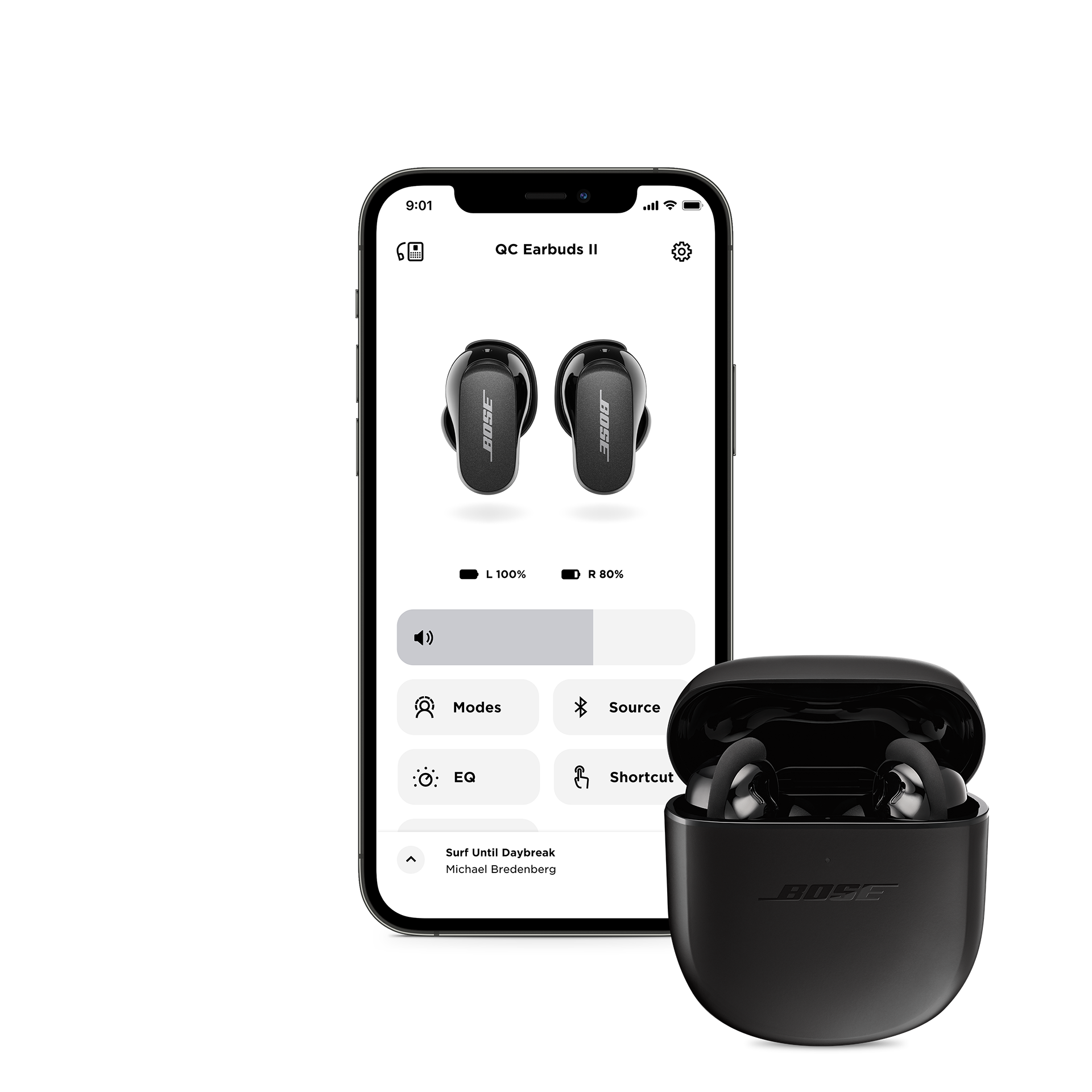 Bose QC Earbuds II auto adjust personalized sound and ANC